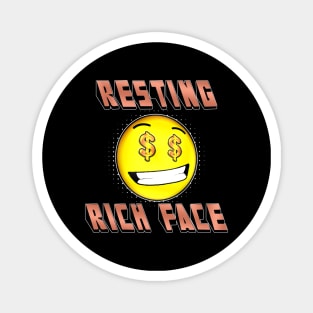 Resting Rich Face Magnet